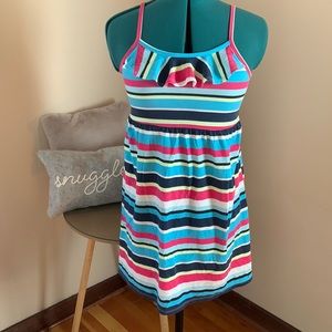 Faded glory size large striped dress